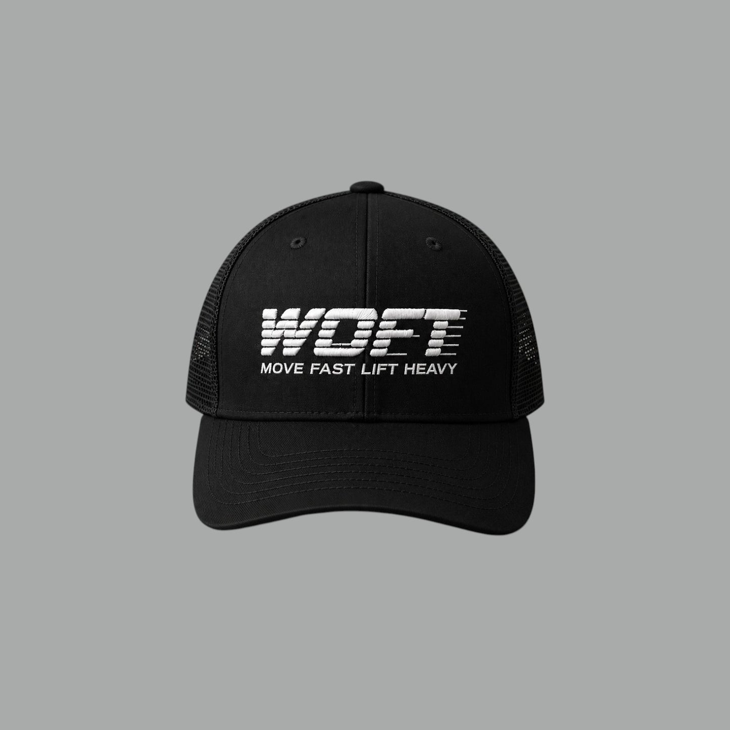 GORRA MOVE FAST BLACK/WHITE