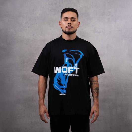 CAMISETA OVERSIZE BLUE WAVE SPRAY