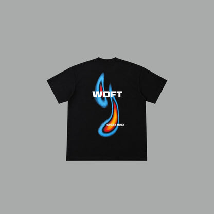 CAMISETA OVERSIZE DIGITAL FLAME SPRAY