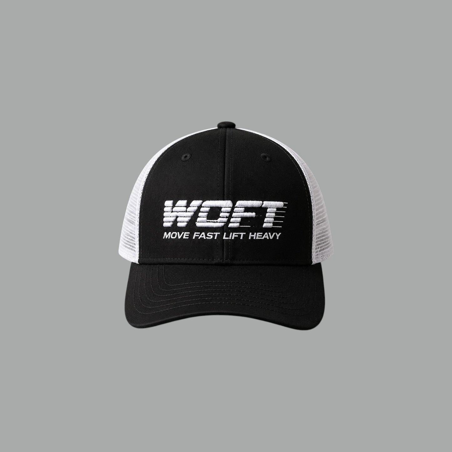 GORRA MOVE FAST WHITE/BLACK