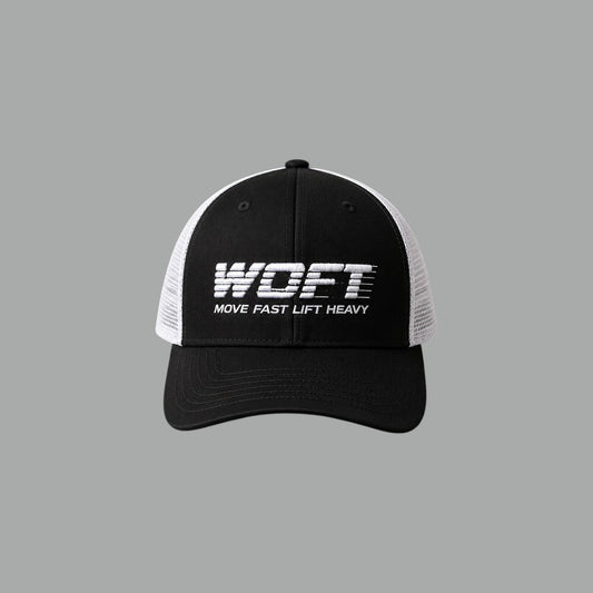 GORRA MOVE FAST WHITE/BLACK