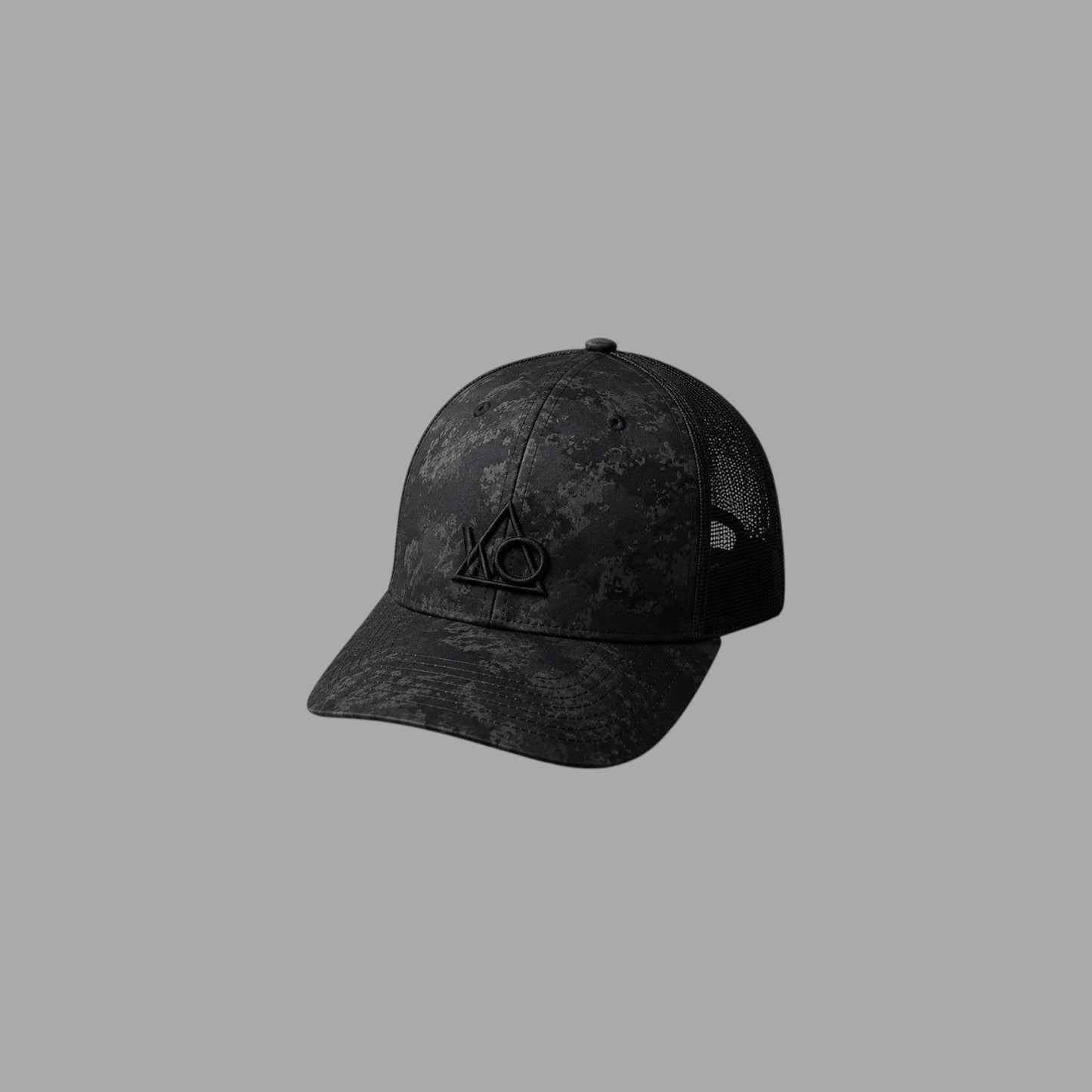 GORRA LOGO CAMO GRAY BLACK