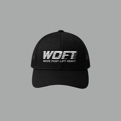 GORRA MOVE FAST BLACK/WHITE