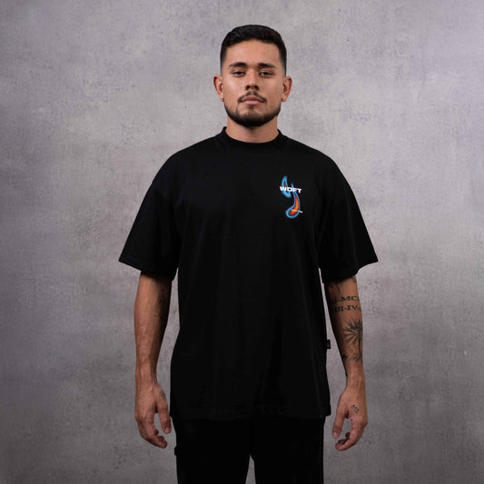 CAMISETA OVERSIZE DIGITAL FLAME SPRAY
