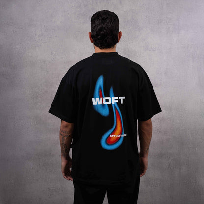 CAMISETA OVERSIZE DIGITAL FLAME SPRAY