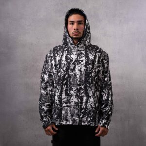 HOODIE REAL TREE BLACK & WHITE