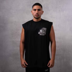 TANK TOP LOST SIGNAL NEGRO