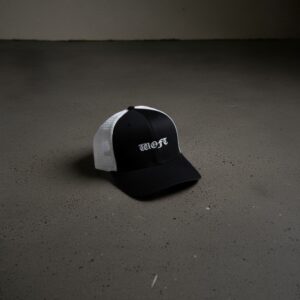 110 M BLACK-WHITE GOTIC CAP