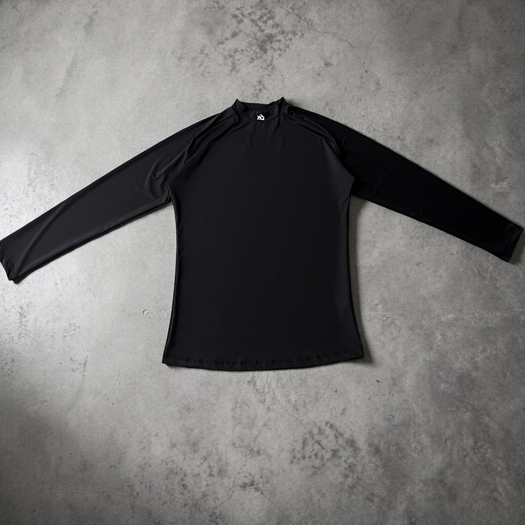 LYCRA LONGSLEEVE HOMBRE NEGRA - Imagen 2