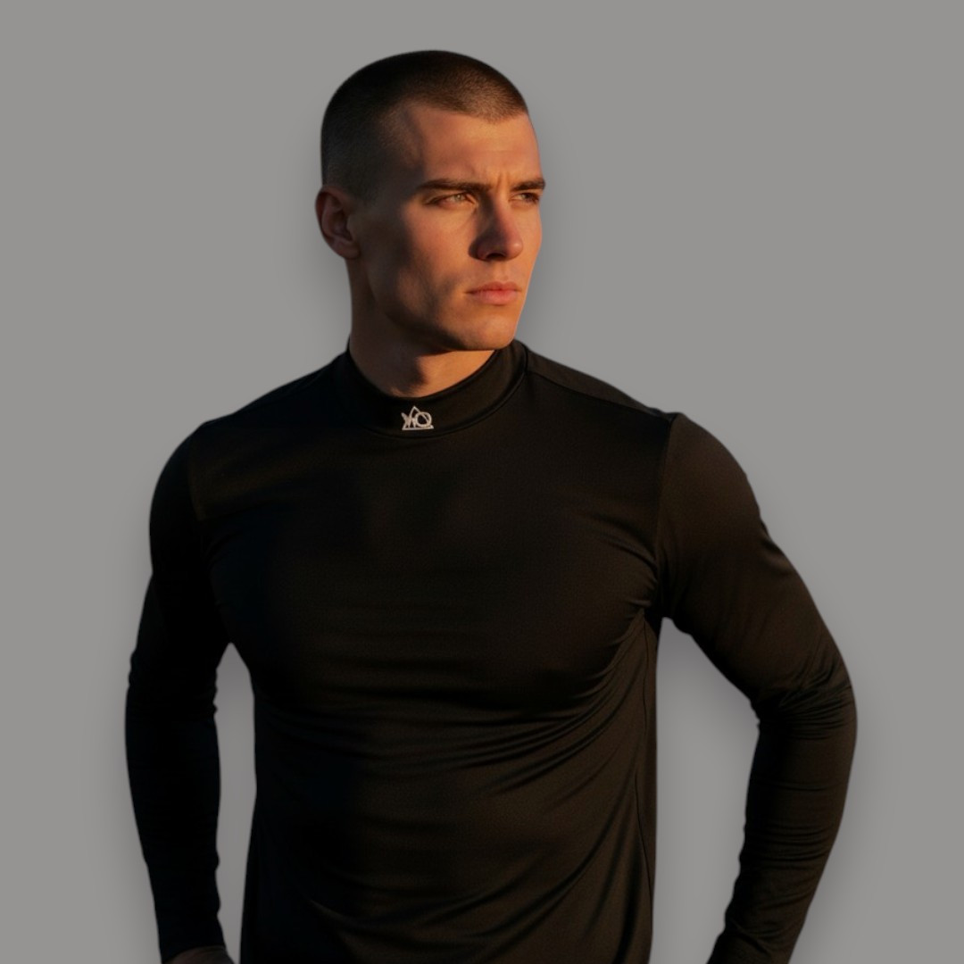 LYCRA LONGSLEEVE HOMBRE NEGRA